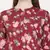 Maroon printed crepe tunics