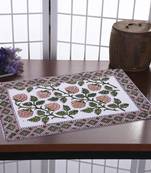 Texstylers Washable 100% Cotton Placemats Set of 6 Dining Table Place Mats