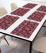 Texstylers Washable 100% Cotton Placemats Set of 6 Dining Table Place Mats