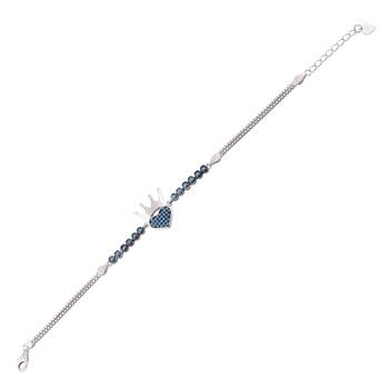 Queen Silver Adjustable Bracelete-BR052 2