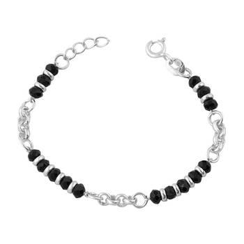 Silver Beads Nazariya Bracelete- BRNZ007 2