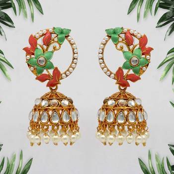 Orange jhumkas 1
