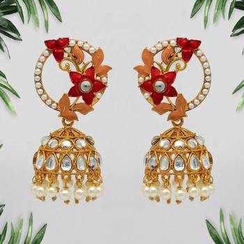 Orange jhumkas 1