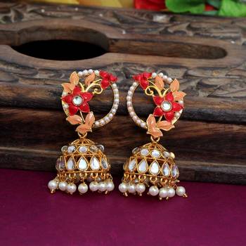 Orange jhumkas 2