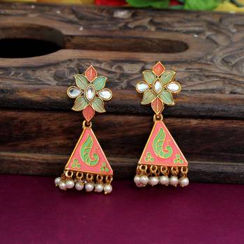 Orange jhumkas 2