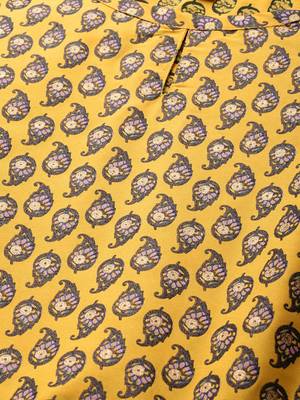 Mustard printed crepe ethnic-kurtis 5