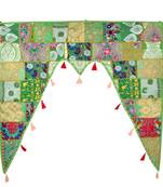 Wall Hanging for Living Room Bedroom Main Door Topper Decor Home Decorative Hand Embroidery Door Valances 