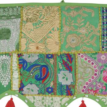 Wall Hanging for Living Room Bedroom Main Door Topper Decor Home Decorative Hand Embroidery Door Valances  2