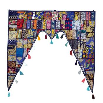 Boho Bohemian Indian Traditional Style Cotton Door Decorative Door Valances Door Wall Hanging 1