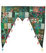 Door Hanging for Home Decorative Patchwork Hand Embroidery Cotton Door Valances Door Decor 