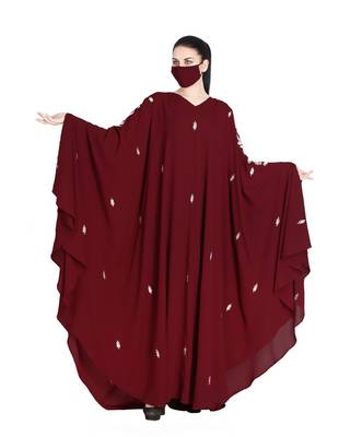 Mushkiya-Irani Kaftan With Floral Zari Work 6