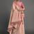 Pink Color Designer Jodhpuri Saree With Blouse Piece
