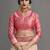 Pink Color Designer Jodhpuri Saree With Blouse Piece