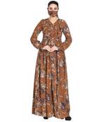 Mushkiya-Modest and Pretty Dress Made In Printed Georgette 