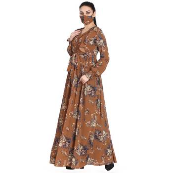 Mushkiya-Modest and Pretty Dress Made In Printed Georgette  3