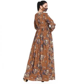 Mushkiya-Modest and Pretty Dress Made In Printed Georgette  4