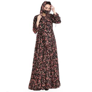 Mushkiya-Fairy n Flowy Dress Made In Printed Chiffon Fabric. 6