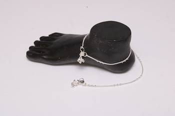 Silver Tone Payal, Anklets 1