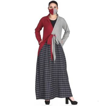 Mushkiya-Multi Colored Dress Made In Poly Cotton Fabric 2