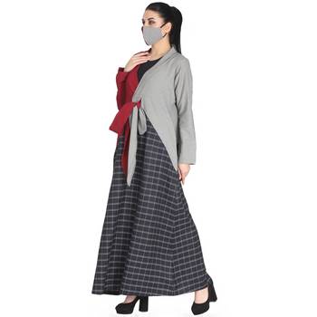 Mushkiya-Multi Colored Dress Made In Poly Cotton Fabric 3