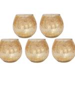 Lalhaveli Set of 5 Pcs Romantic Tea Light Holder Restaurant Cafe Decor Home Decorative Turkish Lamp Candle Holder 4 Inch
