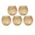 Lalhaveli Set of 5 Pcs Romantic Tea Light Holder Restaurant Cafe Decor Home Decorative Turkish Lamp Candle Holder 4 Inch