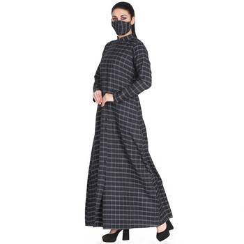 Mushkiya-Front Open Abaya Made in Poly Cotton Fabric 3