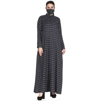 Mushkiya-Front Open Abaya Made in Poly Cotton Fabric 5