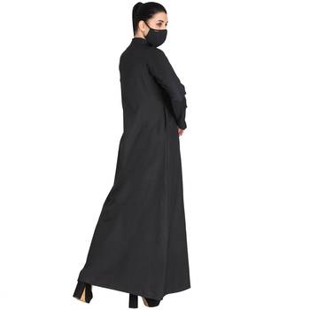 Mushkiya-Front Open Abaya Made in Poly Cotton Fabric 4