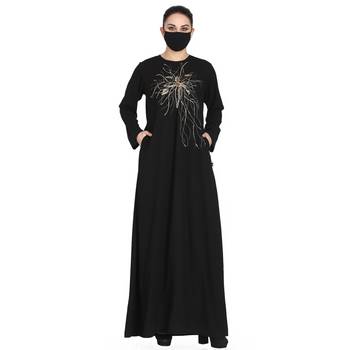 Mushkiya-Abaya Fit - Dress With Handwork Embellishments. 1