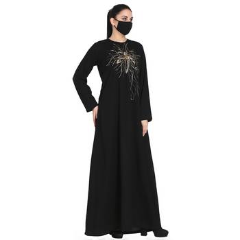 Mushkiya-Abaya Fit - Dress With Handwork Embellishments. 2