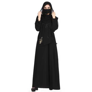 Mushkiya-Abaya Fit - Dress With Handwork Embellishments. 6