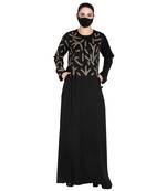 Mushkiya-Abaya Fit - Dress With Handwork Embellishments.