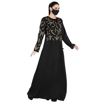 Mushkiya-Abaya Fit - Dress With Handwork Embellishments. 2