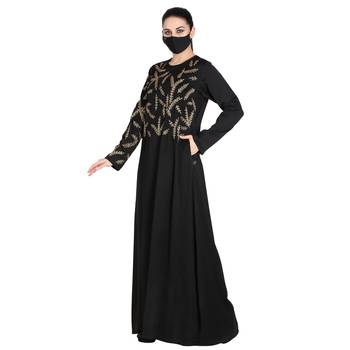 Mushkiya-Abaya Fit - Dress With Handwork Embellishments. 3