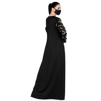 Mushkiya-Abaya Fit - Dress With Handwork Embellishments. 4