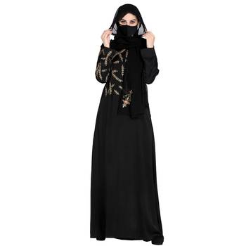 Mushkiya-Abaya Fit - Dress With Handwork Embellishments. 6
