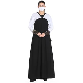 Mushkiya-Abaya Fit - Dress In Dual Color. 1