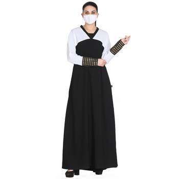 Mushkiya-Abaya Fit - Dress In Dual Color. 2