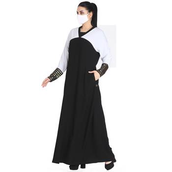Mushkiya-Abaya Fit - Dress In Dual Color. 4