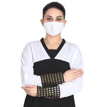 Mushkiya-Abaya Fit - Dress In Dual Color. 6
