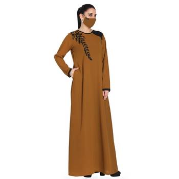 Mushkiya-Abaya Fit - Dress With Handwork Embellishments. 2