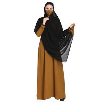 Mushkiya-Abaya Fit - Dress With Handwork Embellishments. 6