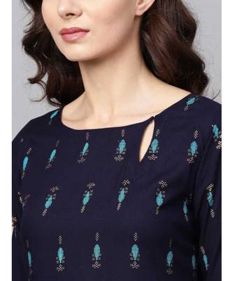 Women Printed Rayon Straight Kurta palazzo set 4