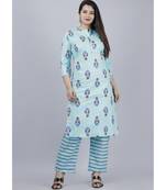 Women's cotton kurta and palazoo  set