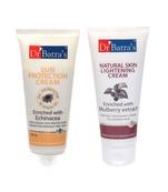  Sun Protection Cream - 100 gm and Natural Skin Lightening Cream - 100 gm ( Pack of 2 Men and Women)