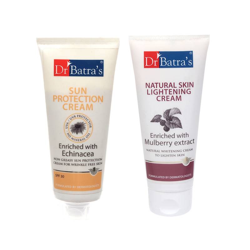  Sun Protection Cream - 100 gm and Natural Skin Lightening Cream - 100 gm ( Pack of 2 Men and Women)