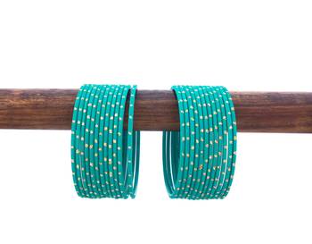 Green bangles-and-bracelets 1