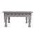 Hand painted Wooden Square Low High Stool Corner Table Footstool Chowki Bajot (11 X 11 X 6 Inch)