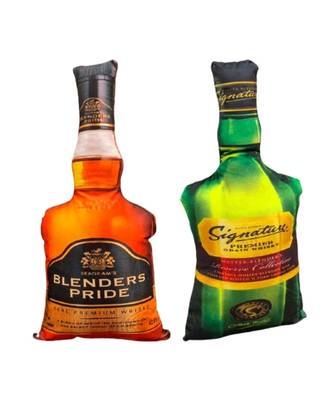 Pack Of 2 Microfiber Filled Cushions (Signature & Blenders Pride) 12X8 inches 1